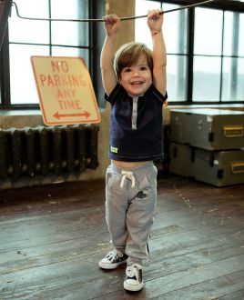 Брюки Basic Sport серые футер