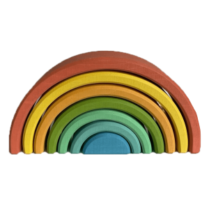 Пирамидка КоТаГрад Радуга мини лесная оранжевый