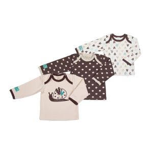 Комплект футболок с длинным рукавом Улитки 3 шт.