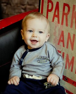 Распашонка Basic Sport серая