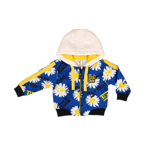 Куртка с капюшоном Любит - не любит футер