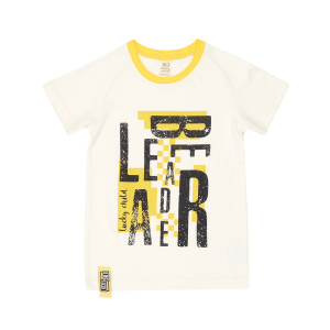 Футболка Пазл молочная