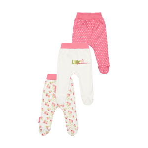 Комплект ползунков Маленькая садовница 3 шт. Комплект ползунков Маленькая садовница 3 шт.