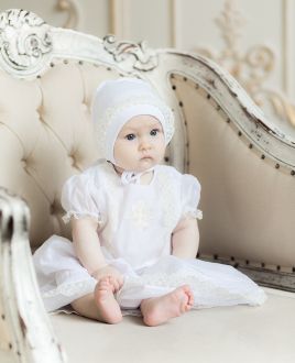 Рубашка для девочки Крестильная