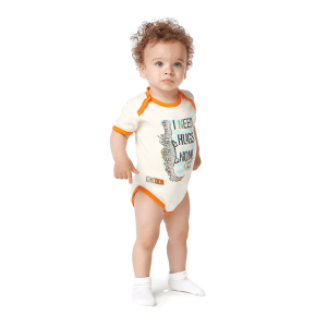 Боди Крокодилы бежевый