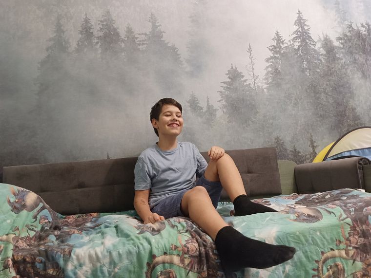 Комната сына после ремонта.