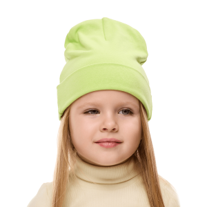 Шапка салатовая рибана
