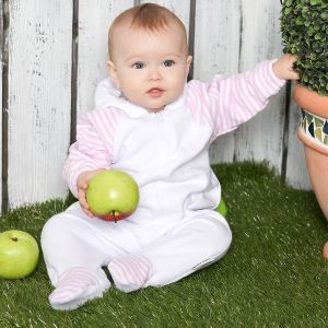 Комбинезон с капюшоном Полоски