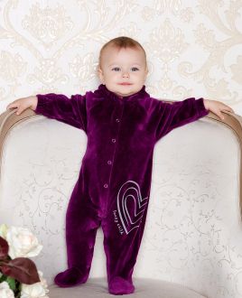 Комбинезон с капюшоном Велюр