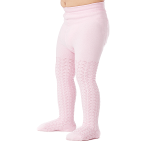 Колготки Бабочка ажурные розовые