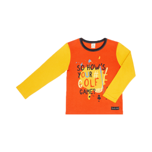 Футболка с длинным рукавом Golf красная