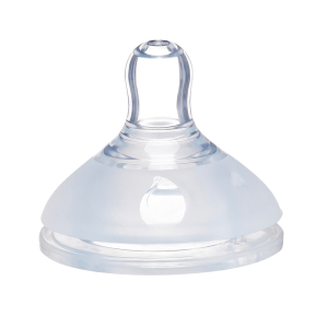 Сменные силиконовые соски для бутылочек ROXY-KIDS 2 шт, медленный поток, 0+