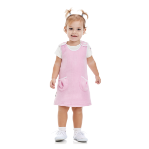 Сарафан Полоски розовый