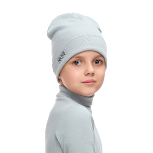 Шапка светло-серая кашкорсе Шапка светло-серая кашкорсе