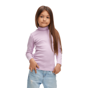 Водолазка сиреневая рибана