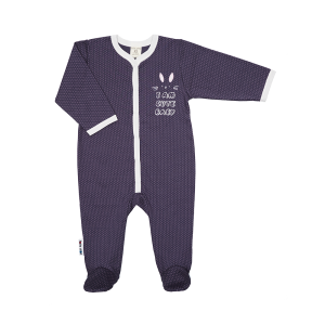 Комбинезон Милые кролики серый