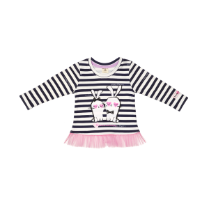 Кофта-лонгслив в полоску Любимая девочка