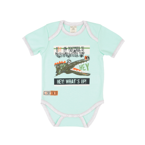 Боди Крокодилы мятный