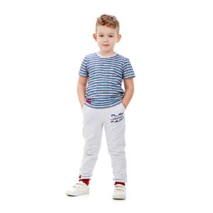 Брюки Больше пространства серые футер