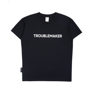 Футболка Мама знает как! черная «TROUBLEMAKER» Футболка Мама знает как! черная «TROUBLEMAKER»