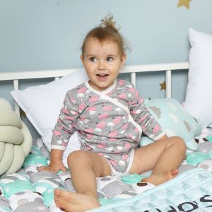 Боди с длинным рукавом Лебединое озеро цветной Боди с длинным рукавом Лебединое озеро цветной