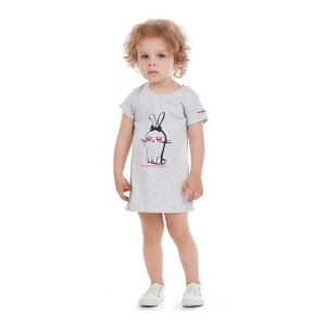 Платье Любимая девочка Лето серое