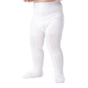 Колготки Бабочка ажурные белые
