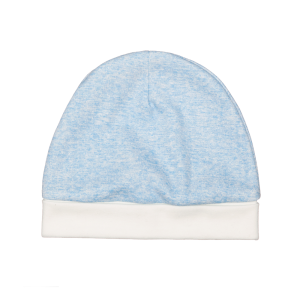 Шапочка Кролики голубая 