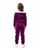 Фото 1 Костюм Велюр куртка и брюки фиолетовый